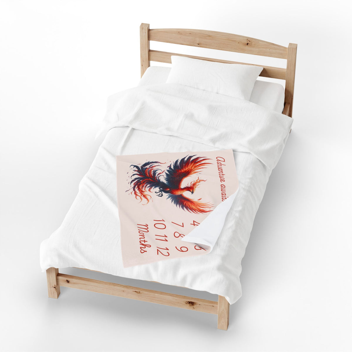 Pheonix Bird Milestone Blanket