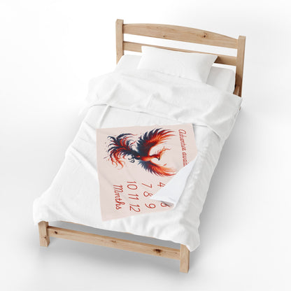 Pheonix Bird Milestone Blanket