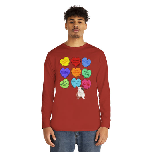 Guinea Pig Sweethearts Valentine Long Sleeve T-shirt