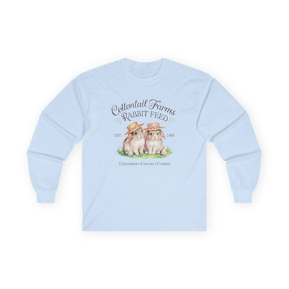 Cottontail Farms Rabbit Feed Long Sleeve Tshirt