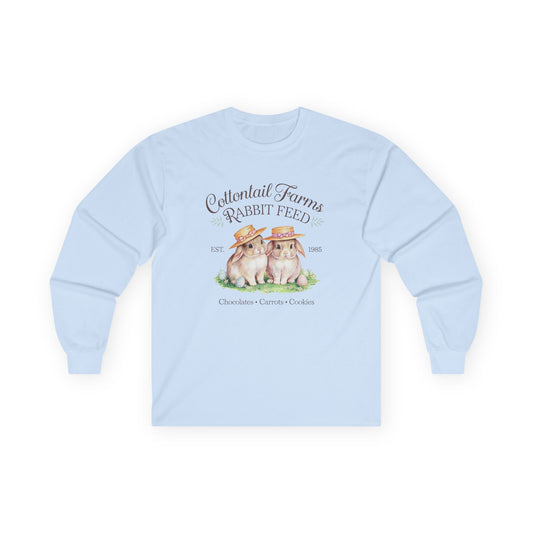 Cottontail Farms Rabbit Feed Long Sleeve Tshirt