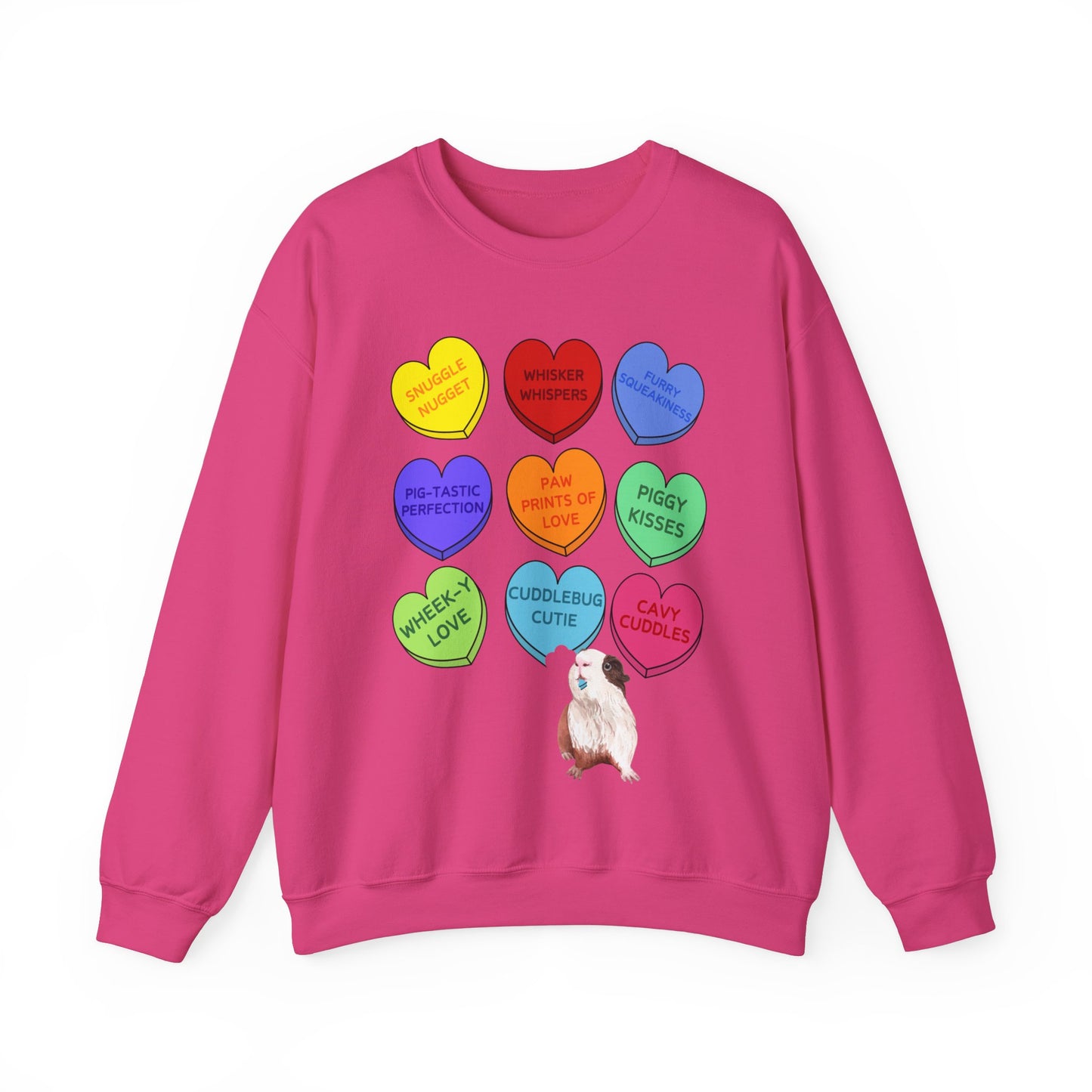 Guinea Pig Sweethearts Valentine Sweatshirt