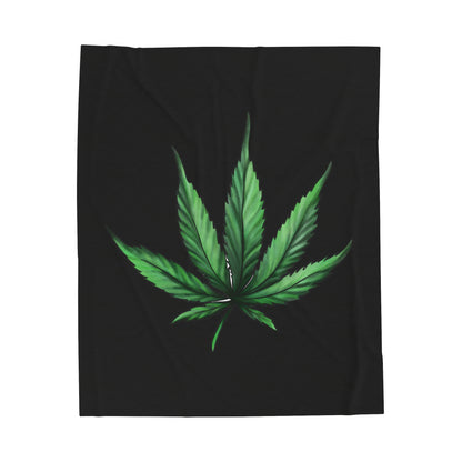 Marijuana Leaf Blanket