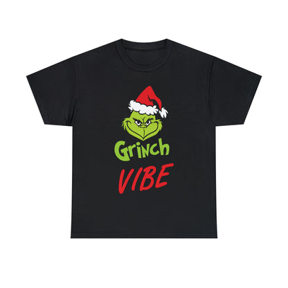 Grinch Don't Kill My Vibe Design 2 Christmas Short Sleeve Tee