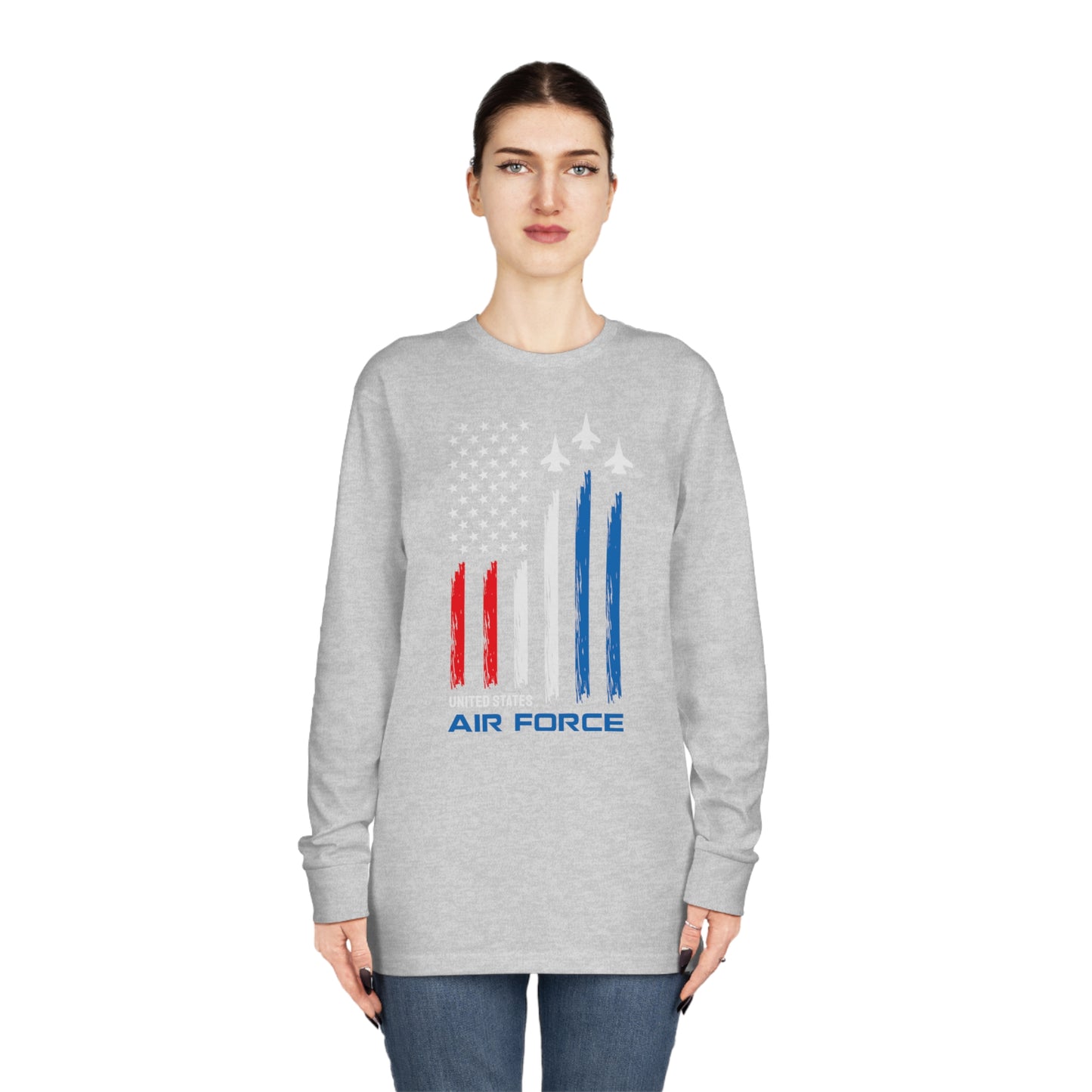 United States Air Force Flag Long Sleeve Tee