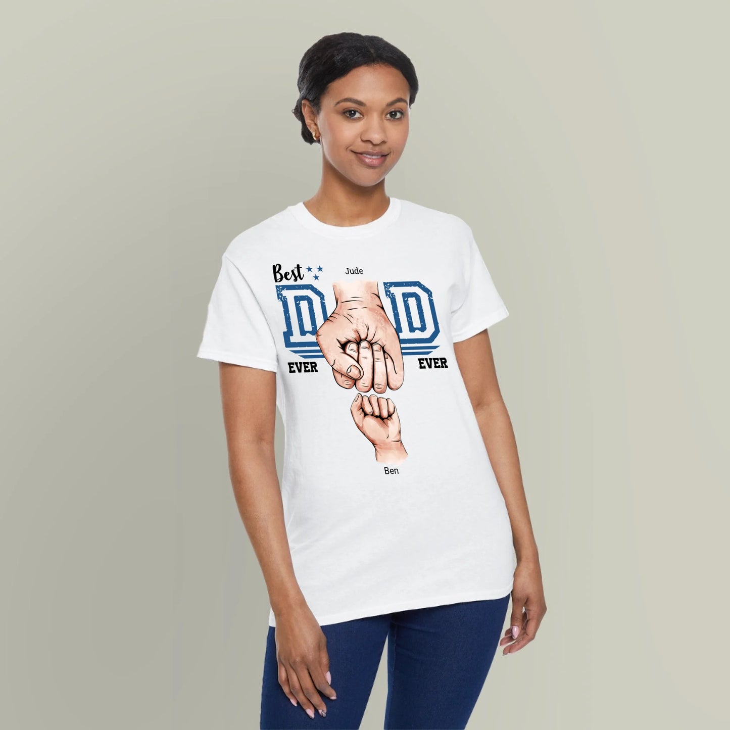 Best Dad Ever Fist Bump Shirt