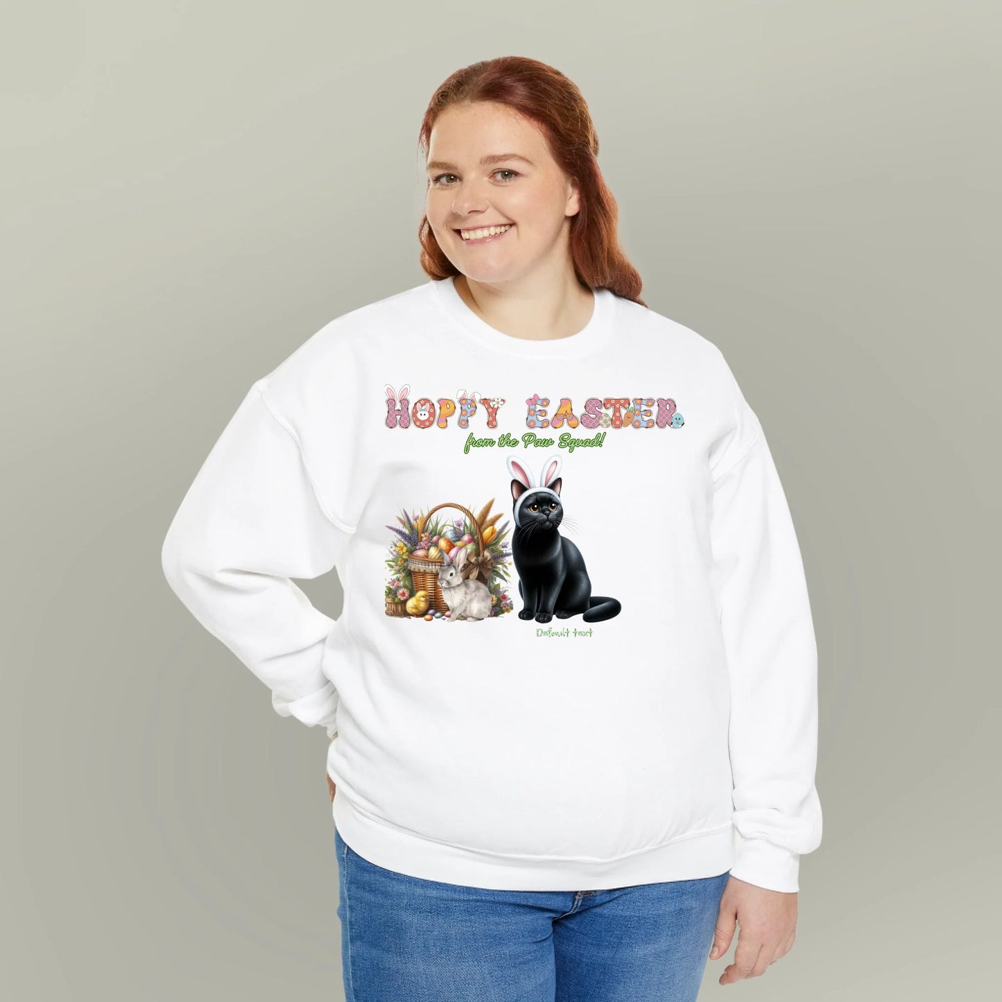 Custom Hoppy Easter Cat Shirt