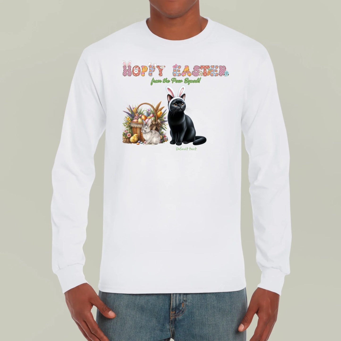 Custom Hoppy Easter Cat Shirt