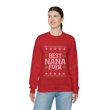 Best Nana Ever Christmas Ugly Sweater Sweatshirt