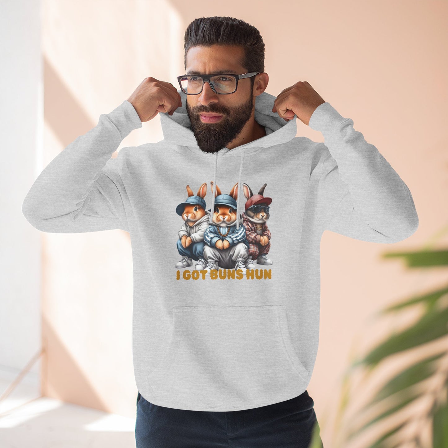 I Got Buns Hun Pullover Hoodie