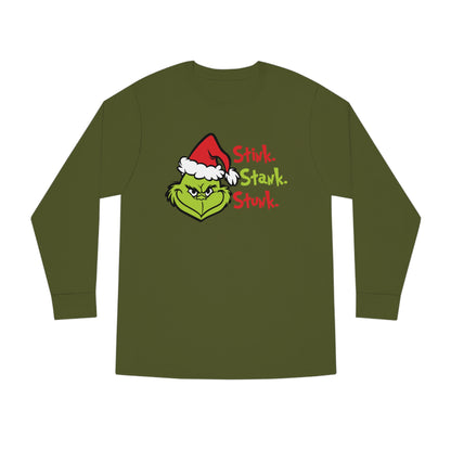 Grinch Stink Stank Stunk Christmas Long Sleeve T-Shirt