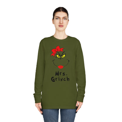 Mrs Grinch Christmas Long Sleeve T-Shirt