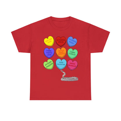 Snake Sweethearts Valentine Short Sleeve Tee