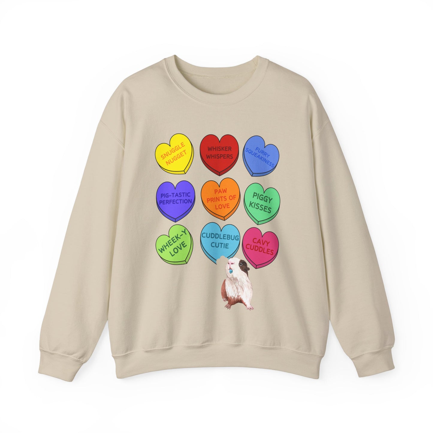 Guinea Pig Sweethearts Valentine Sweatshirt