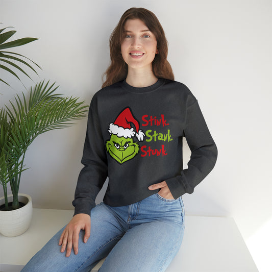 Grinch Stink Stank Stunk Christmas Sweatshirt