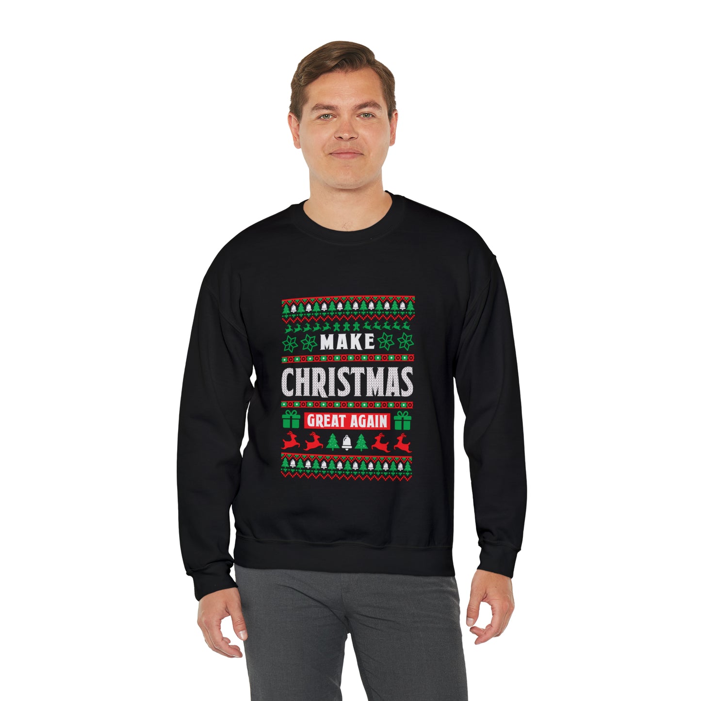 Make Christmas Great Again Christmas Ugly Sweater Sweatshirt