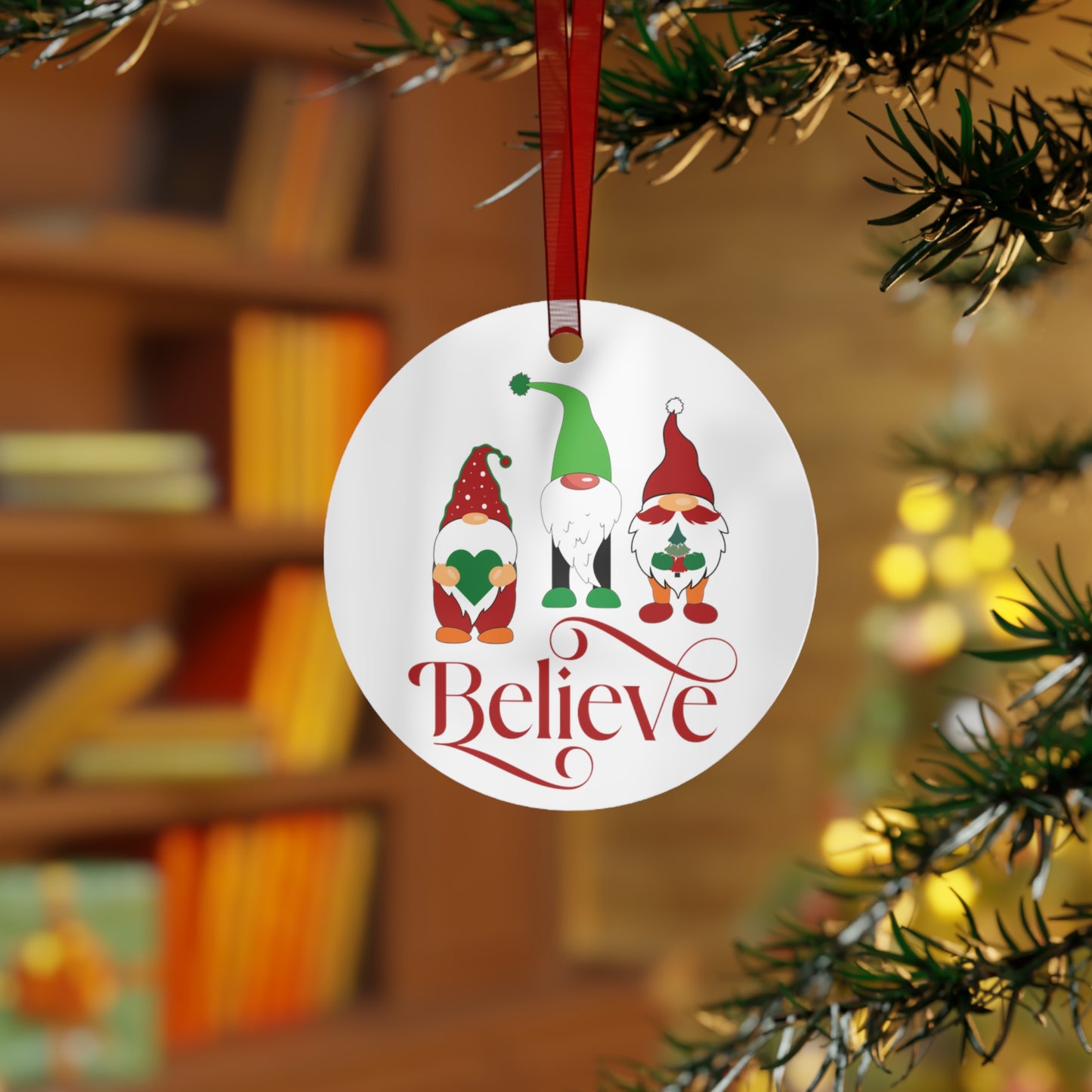 Believe Gnomes Ornament