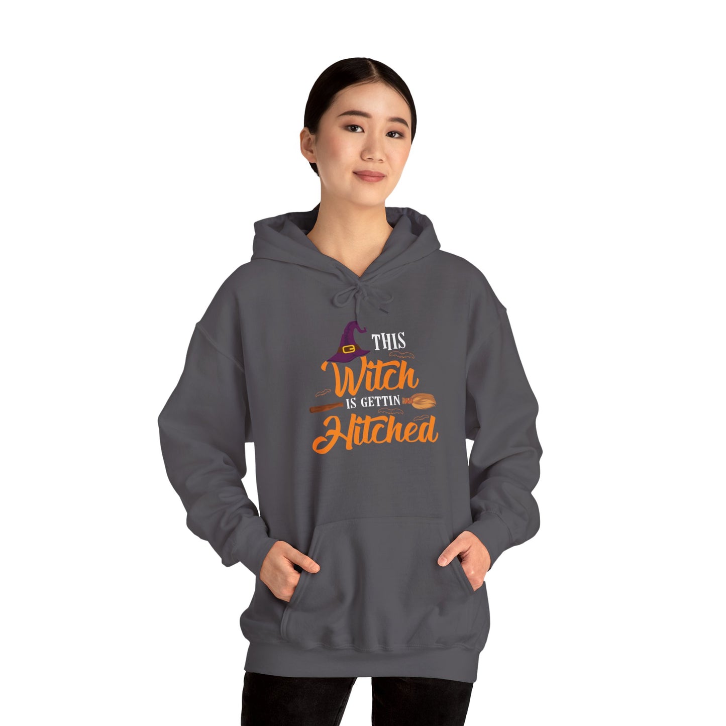 This Witch Is Getting Hitched Wedding Halloween Pullover Hoodie