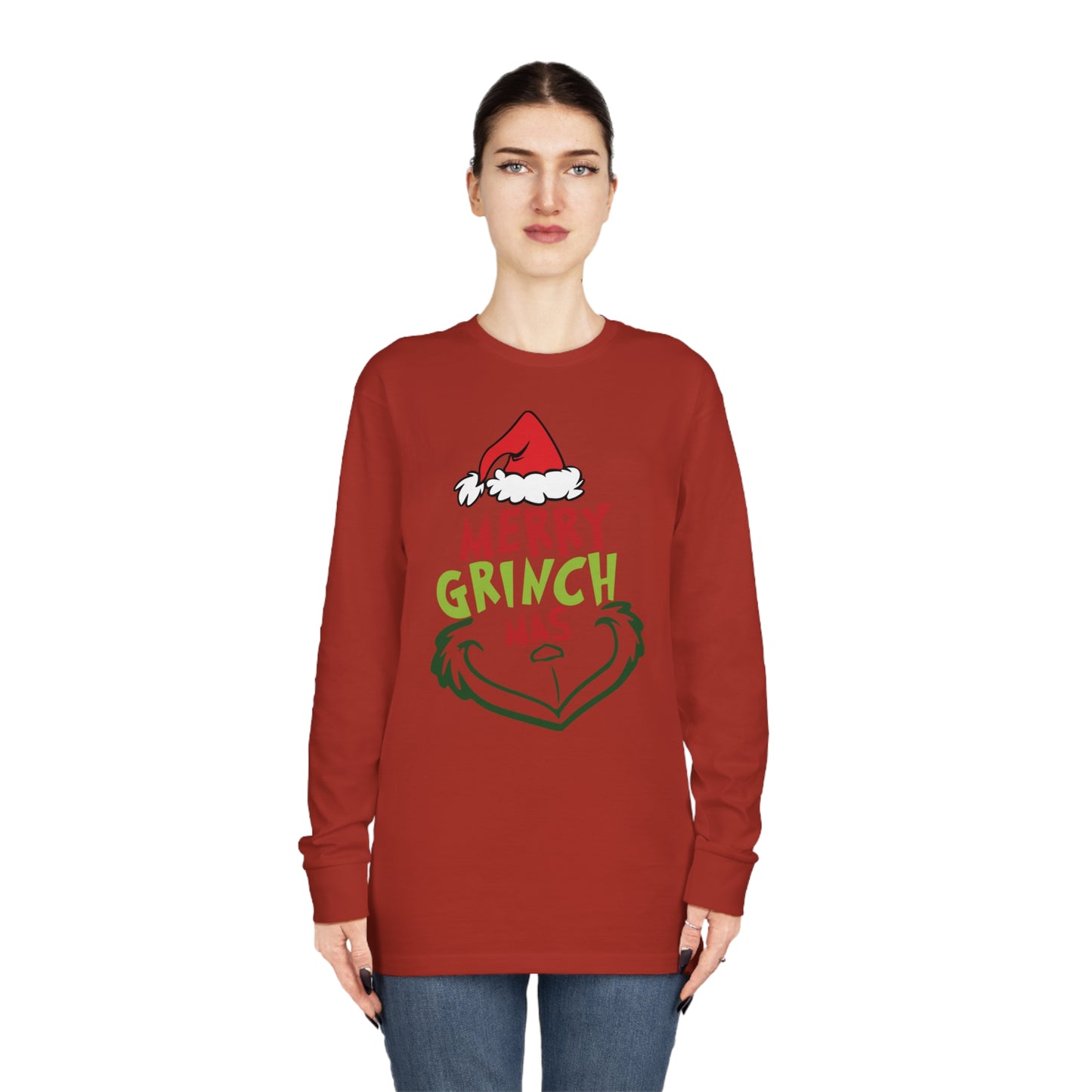 Merry Grinchmas Design 2 Christmas Long Sleeve T-Shirt