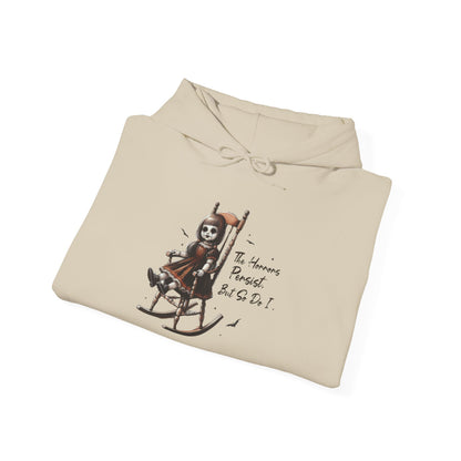 Horrors Persist But So Do I Annabelle Creepy Doll Hoodie Pullover