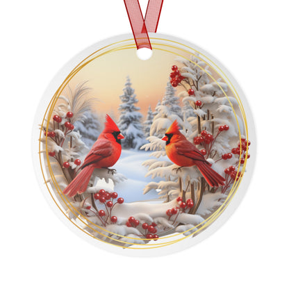 Cardinals 8 Ornament