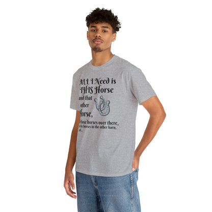 All the horses shirt Unisex Heavy Cotton Tee