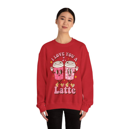 I Love You a Latte Valentine Sweatshirt