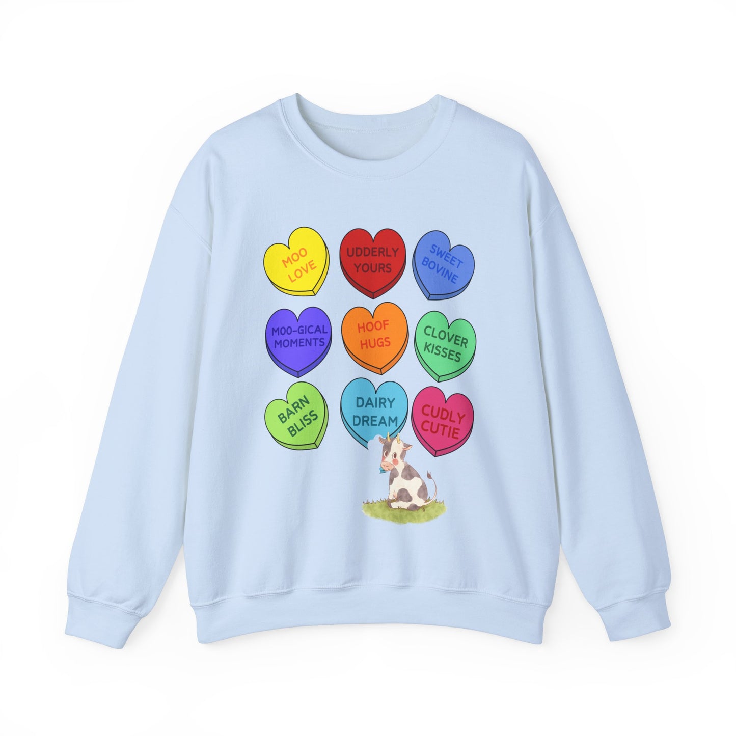 Cow Sweethearts Valentine Sweatshirt