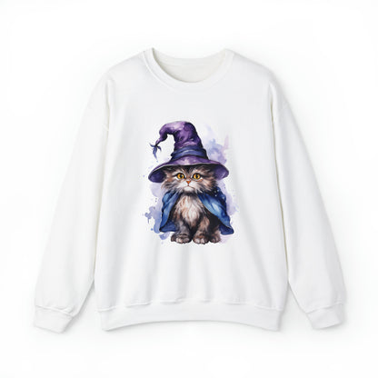 Witch Wizard Cat Halloween Sweatshirt