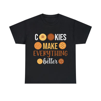 Cookies Make Everything Better Christmas Short Sleeve Tee