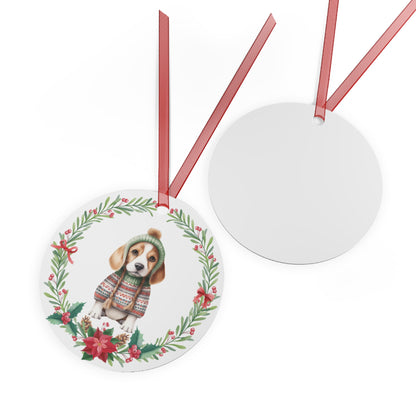 Beagle in Sweater Ornament