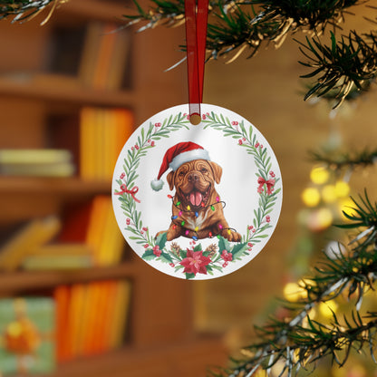 Dogue de Bordeaux Dog in Lights Ornament