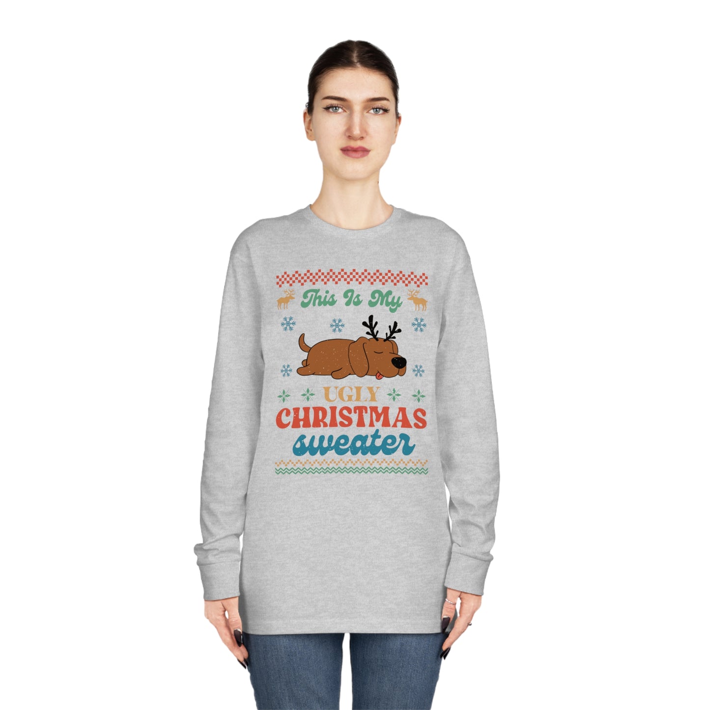 Labrador This is My Ugly Christmas Sweater Long Sleeve Tee
