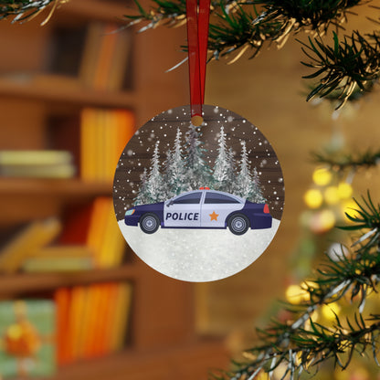 Police Car Law Enforcement Officer Sheriff Ornament