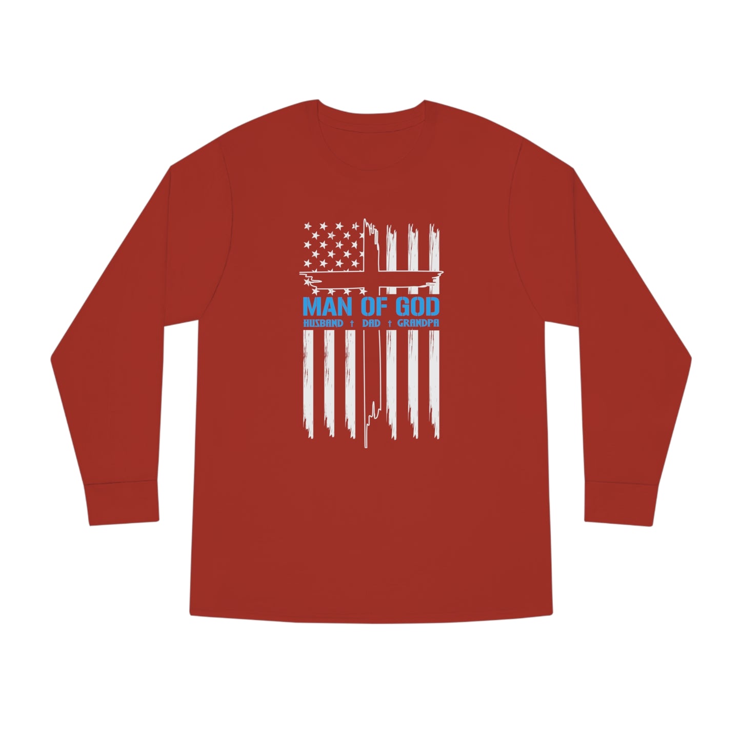 Man of God Flag Long Sleeve T-shirt