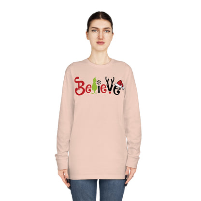 Believe Grinch Christmas Long Sleeve T-Shirt