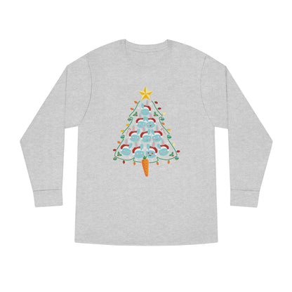 Rabbit Christmas Tree Christmas Long Sleeve T-Shirt