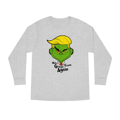 Make Xmas Great Again Grinch Christmas Long Sleeve T-Shirt
