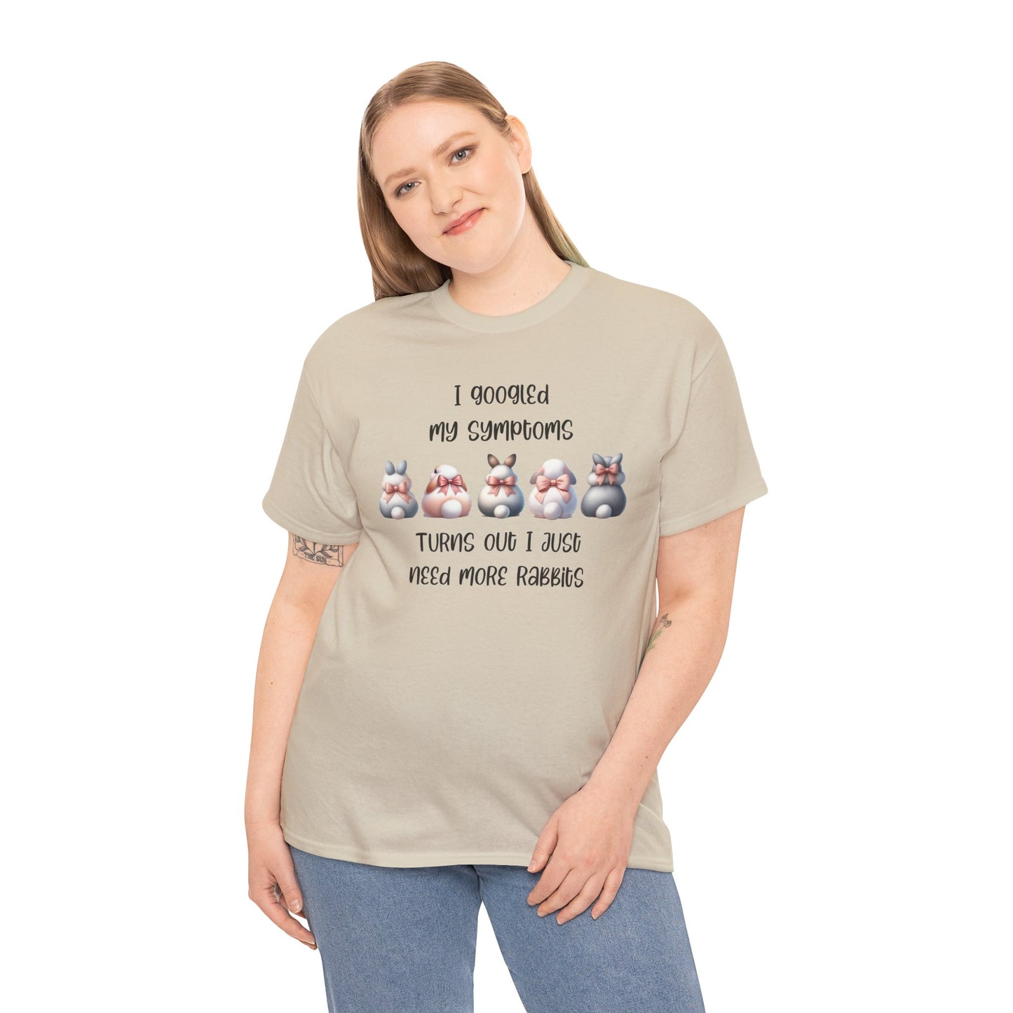 I Googled My Symptoms Turns Out I Just Need More Rabbits Short Sleeve Tshirt