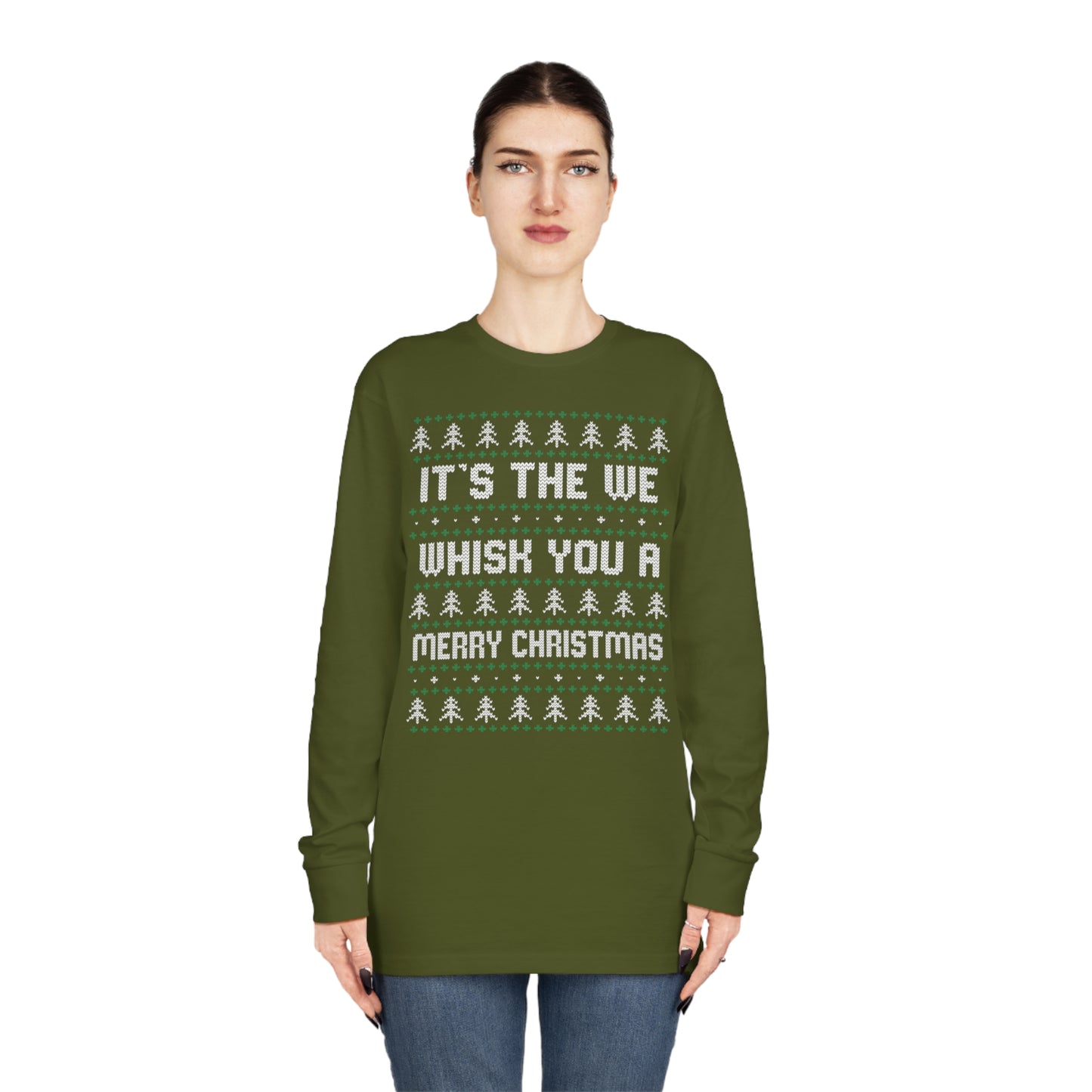 It's The We Whisk You A Merry Christmas Ugly Sweater Long Sleeve T-shirt