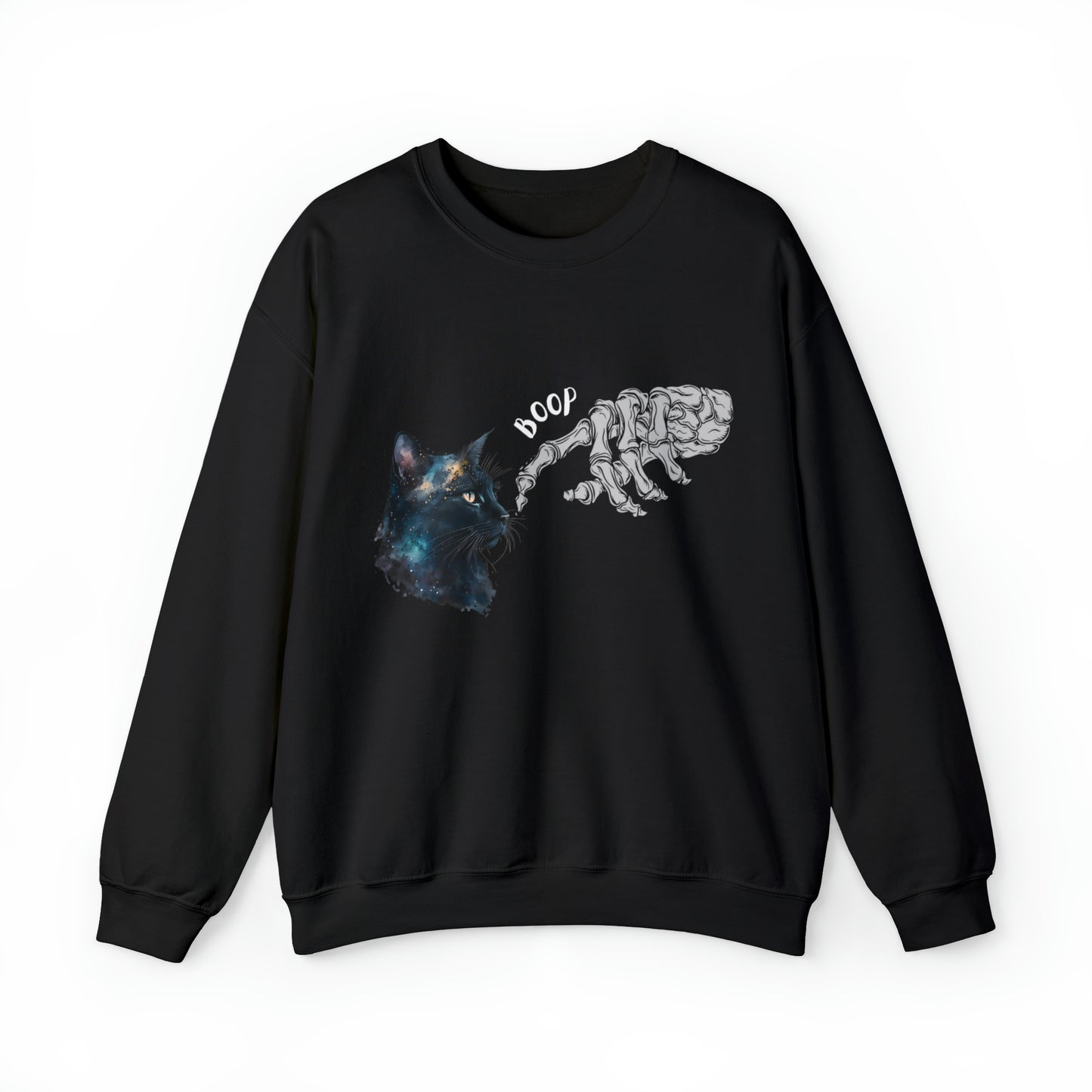 Boop The Cat Design 2  Halloween Sweatshirt