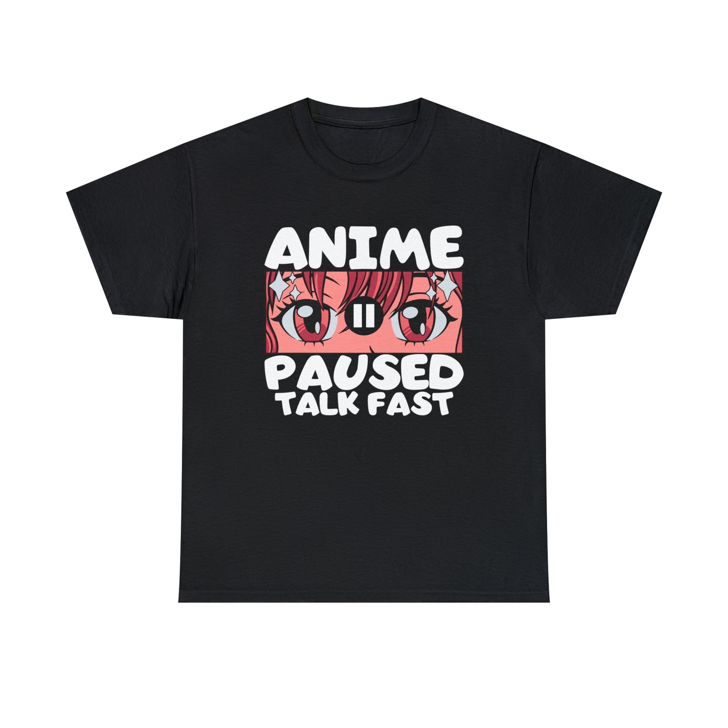 Anime Paused Talk Fast Short Sleeve Tee