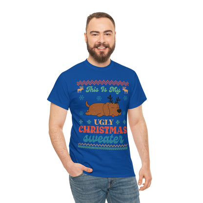 This is My Ugly Christmas Sweater Labrador Short Sleeve Tee