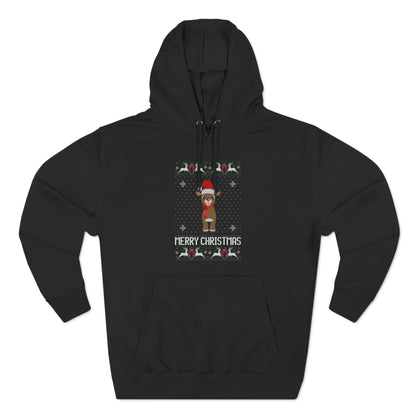 Merry Christmas Rudolph Ugly Christmas Sweater Pullover Hoodie