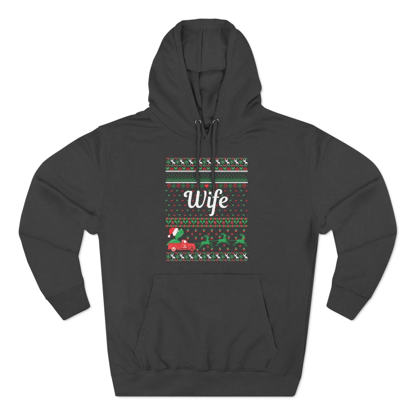 Wife Christmas Ugly Sweater Pullover Hoodie