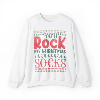 You Rock My Christmas Socks Christmas Ugly Sweater Sweatshirt