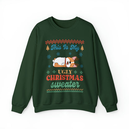 Corgi This is My Ugly Christmas Sweater Sweatshirt