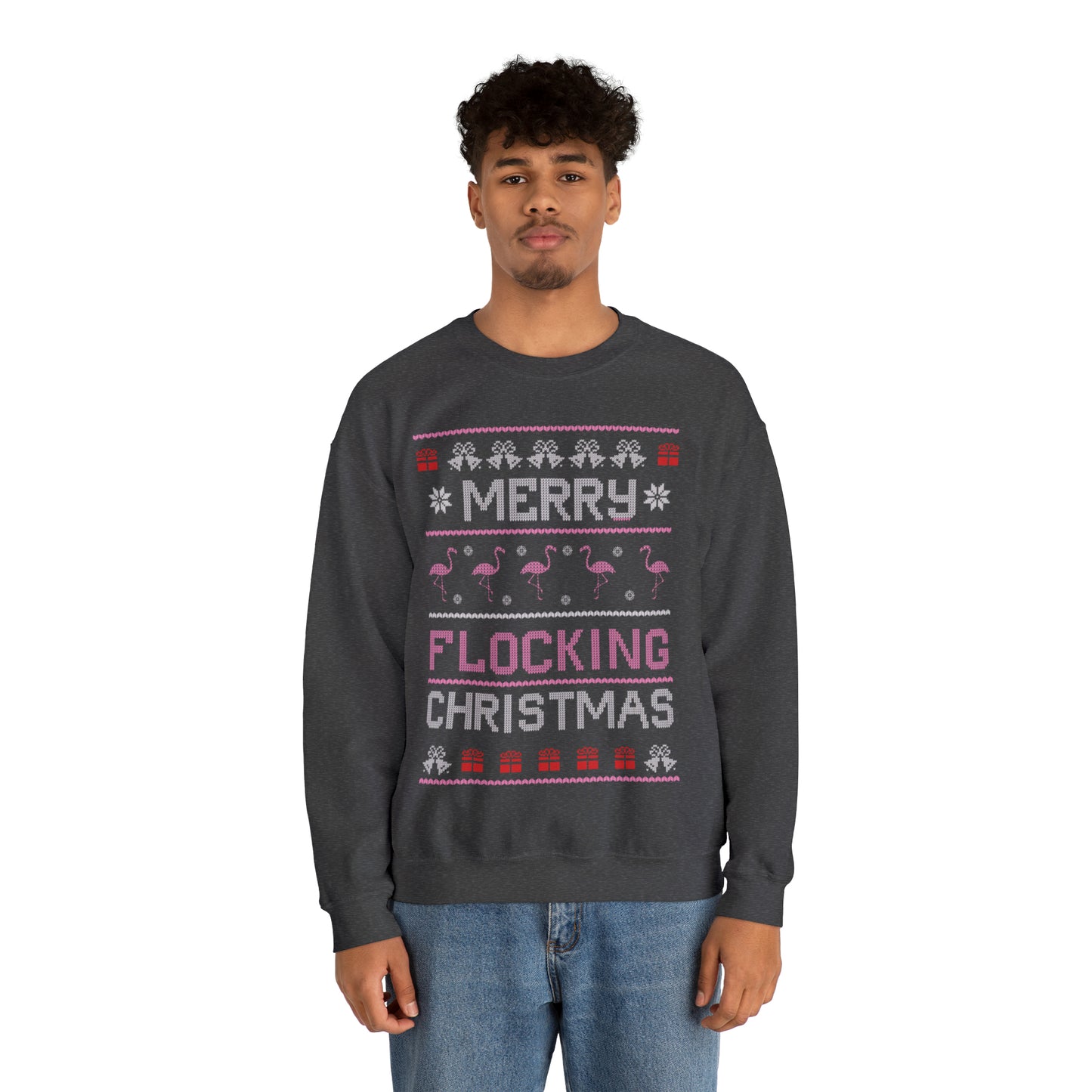 Merry Flocking Christmas Ugly Christmas Sweater Sweatshirt