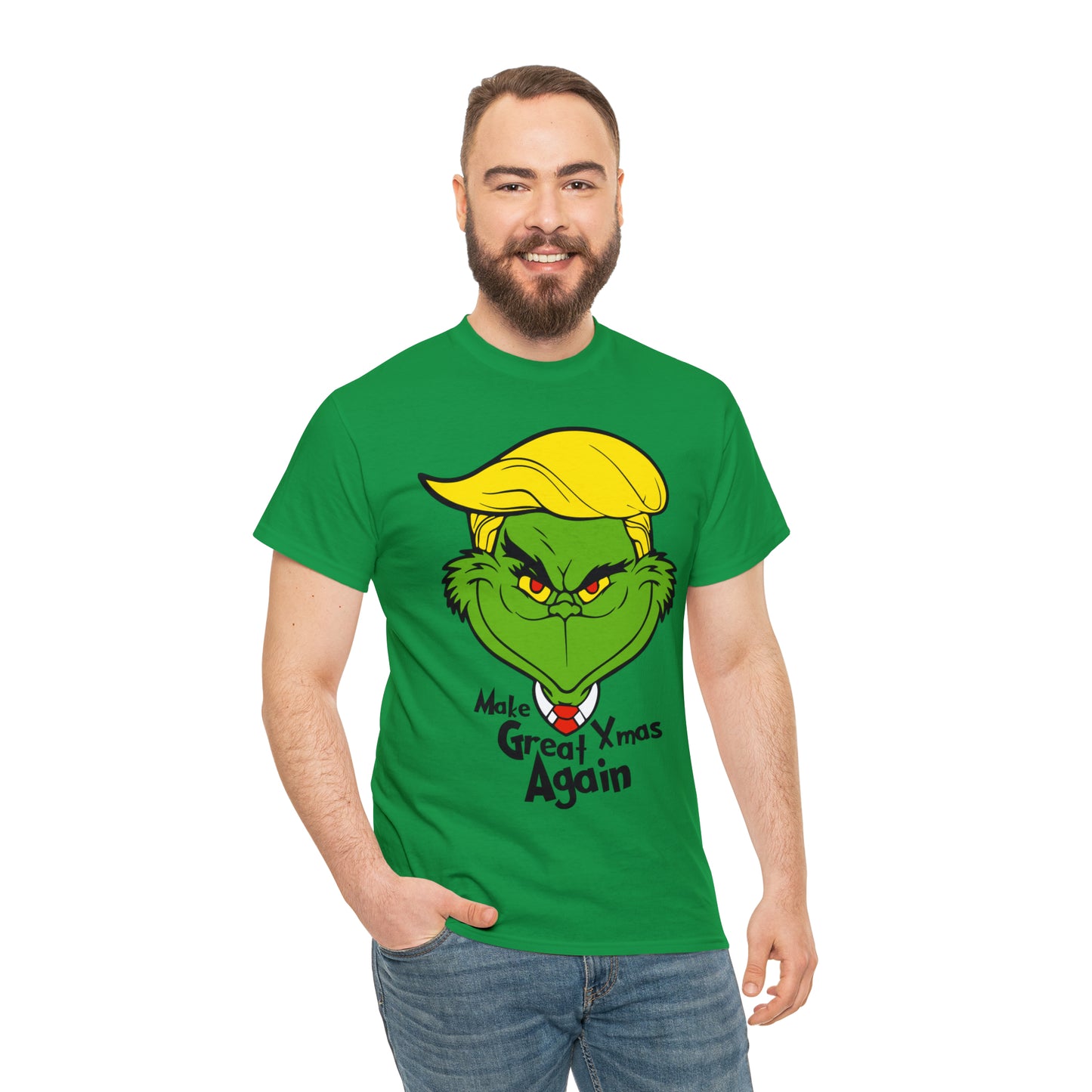 Make Xmas Great Again Grinch Christmas Short Sleeve Tee