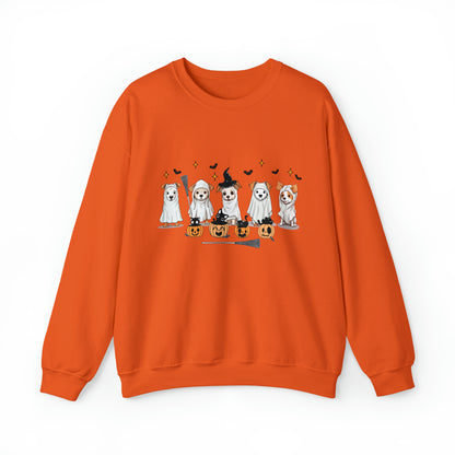 Puppy Ghosts Halloween Sweatshirt